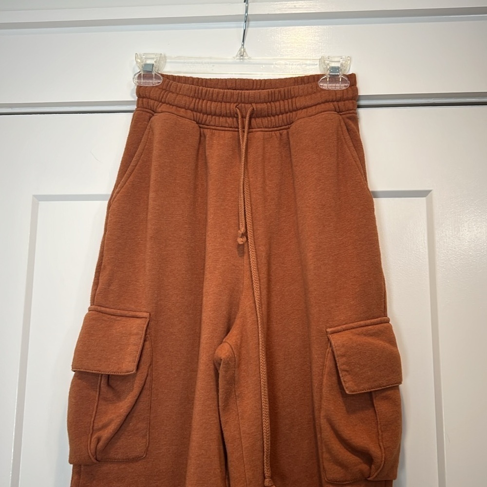Gilded Intent (Buckle) Rust Jogger Pants size medium. - Picture 3 of 13
